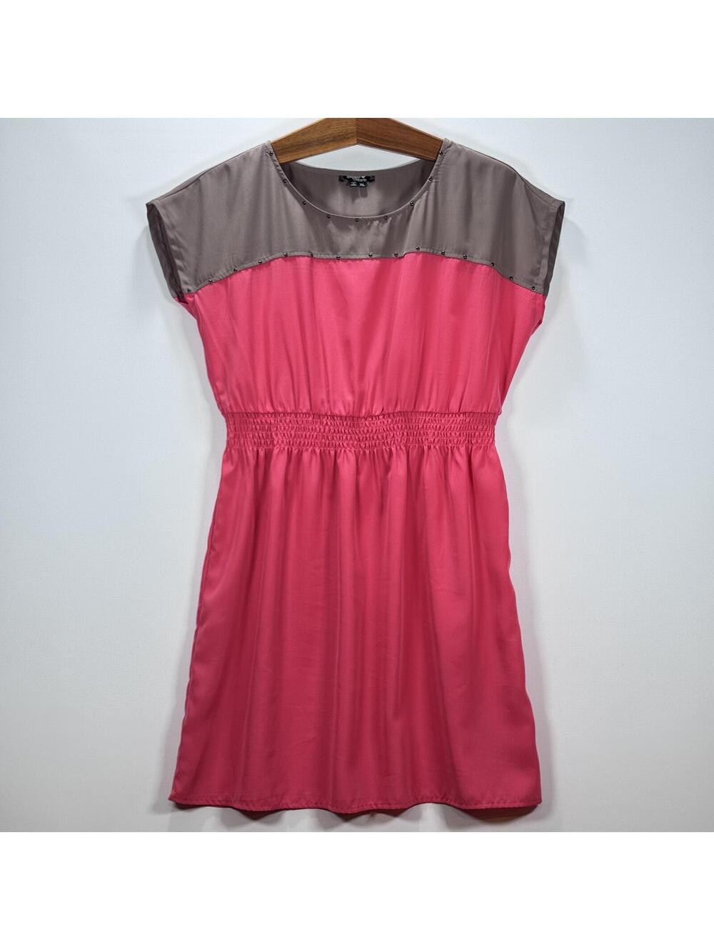 Sequin Hearts Short Sleeve Scoop Neck Mini Dress - XL